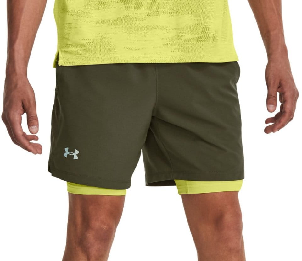 Szorty Under Armour UA LAUNCH 7'' 2-IN-1 SHORT-GRN