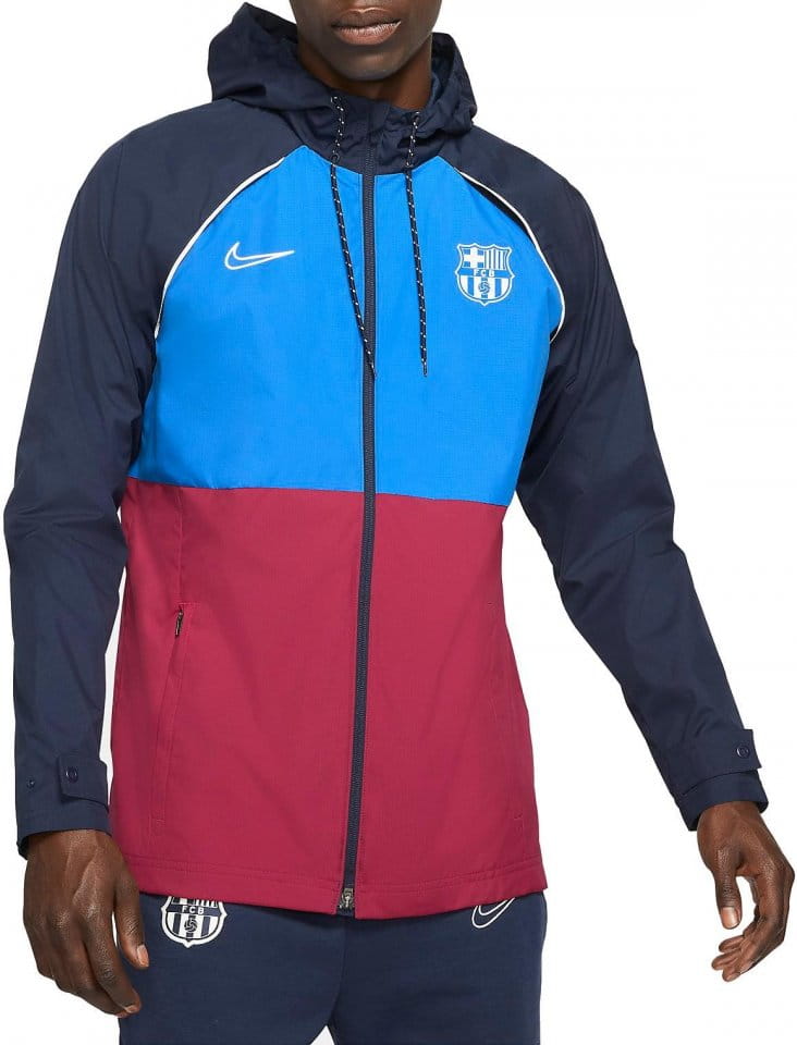 Kurtka z kapturem Nike FC Barcelona AWF Men s Soccer Jacket