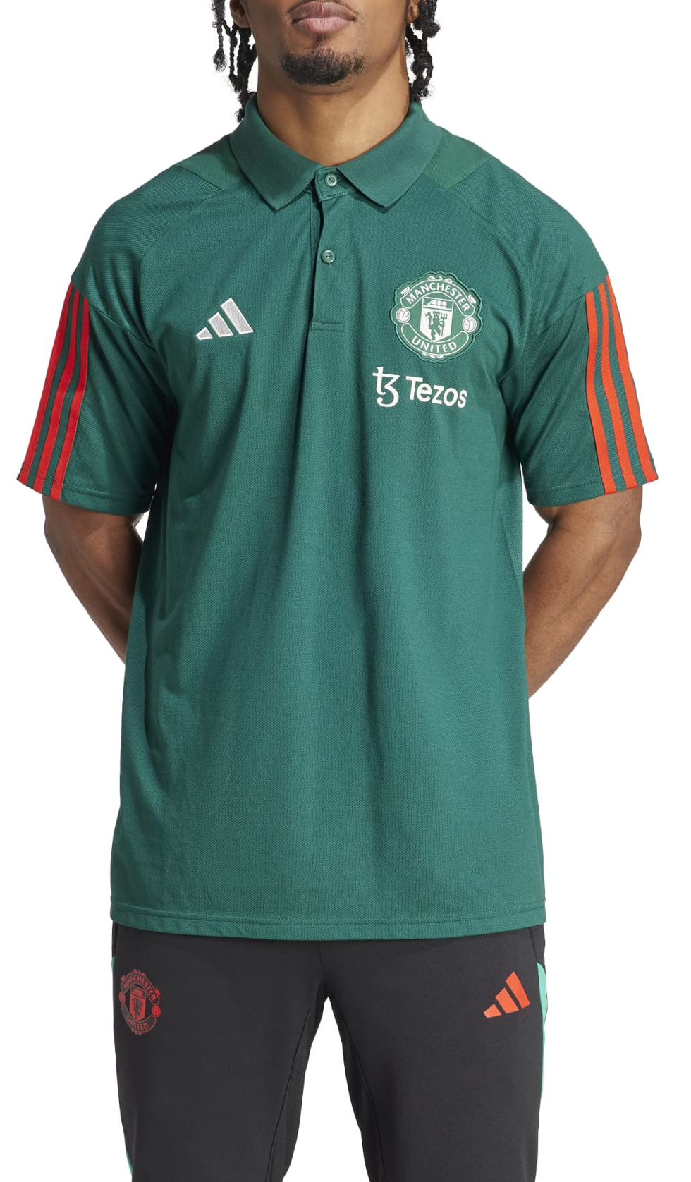 Koszula z krótkim rękawem adidas MUFC TR POLO